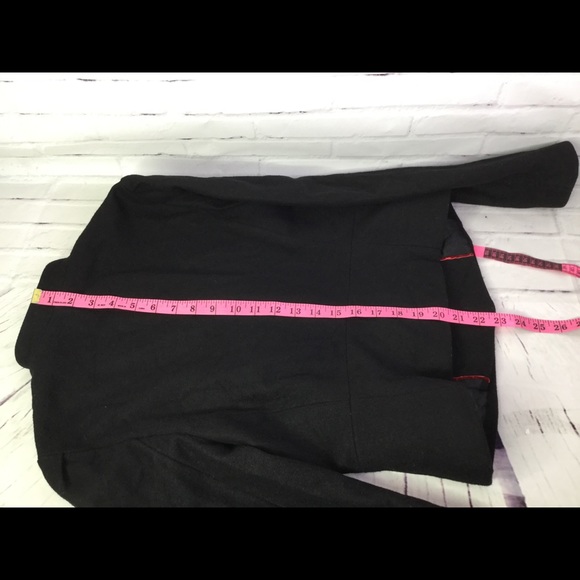 Banana Republic Heritage Black Wool Blazer Size 2 - Picture 7 of 8